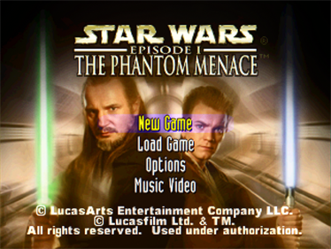 Star Wars: Episode I: The Phantom Menace - Screenshot - Game Title Image