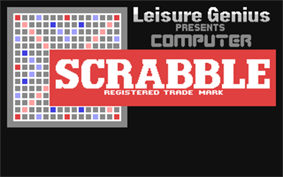 Computer Scrabble De Luxe - Screenshot - Game Title Image