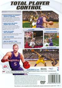 NBA Live 2003 - Box - Back Image