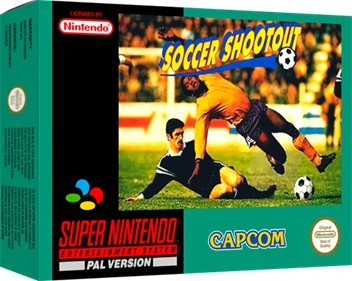 Capcom's Soccer Shootout - Box - 3D Image