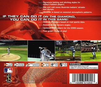 World Series Baseball 2K1 - Box - Back Image