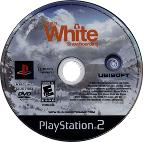 Shaun White Snowboarding - Disc Image