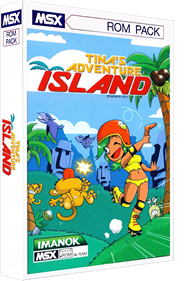 Tina's Adventure Island - Box - 3D Image
