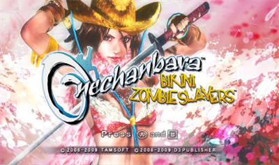 Onechanbara: Bikini Zombie Slayers - Screenshot - Game Title Image