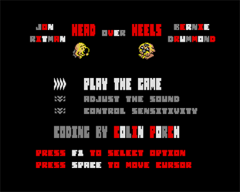 Head Over Heels - Screenshot - Game Title Image