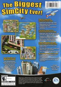 SimCity 4 Deluxe Edition - Box - Back Image
