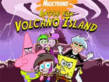 Nicktoons: Battle for Volcano Island - Screenshot - Game Title Image