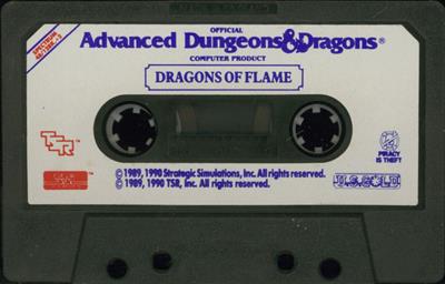 Advanced Dungeons & Dragons: Dragons of Flame - Cart - Front Image