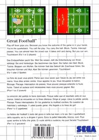 Great Football - Box - Back Image