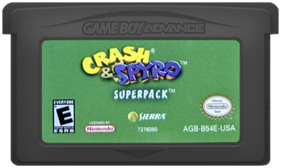 Crash & Spyro Superpack: Crash Bandicoot: The Huge Adventure/Spyro: Season of Ice - Cart - Front