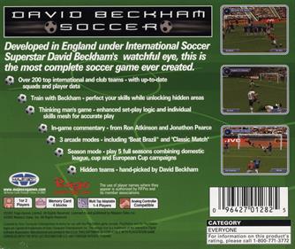 David Beckham Soccer - Box - Back Image