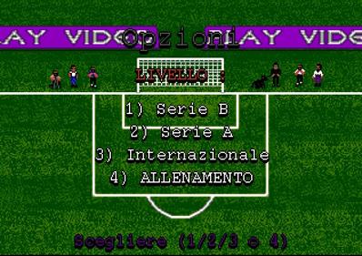 Ravanelli’s Soccer - Screenshot - Game Select Image