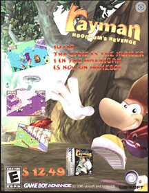 Rayman: Hoodlum's Revenge - Advertisement Flyer - Front Image