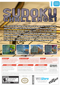 Sudoku Challenge! - Box - Back Image