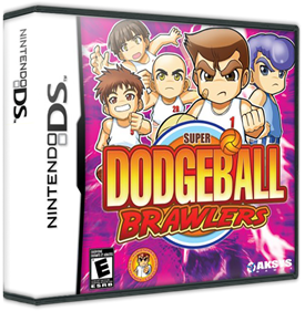 Super Dodgeball Brawlers - Box - 3D Image