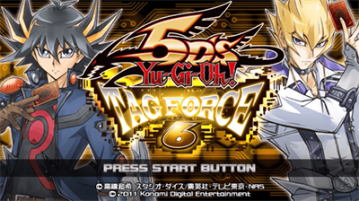 Yu-Gi-Oh! 5D's: Tag Force 6 - Screenshot - Game Title Image