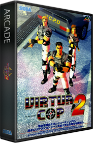 Virtua Cop 2 - Box - 3D Image