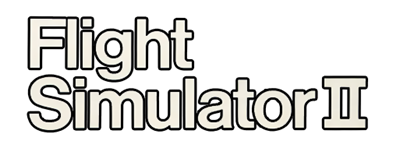 Flight Simulator II - Clear Logo