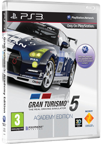 Gran Turismo 5: Academy Edition - Box - 3D Image