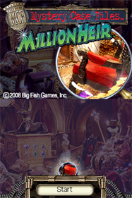 Mystery Case Files: MillionHeir - Screenshot - Game Title Image