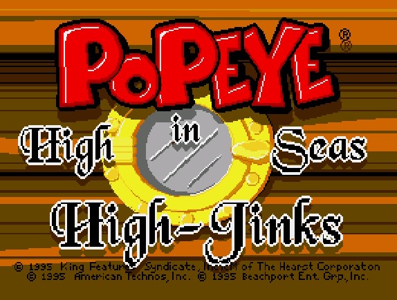 Popeye in High Seas High-Jinks