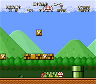 Super Mario Bros. Enhanced - Screenshot - Gameplay Image