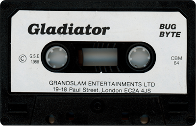 Gladiator (Domark) - Cart - Front Image