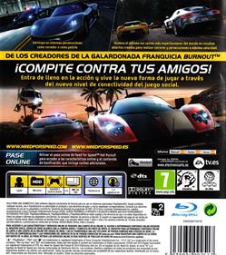 Need for Speed: Hot Pursuit - Box - Back Image