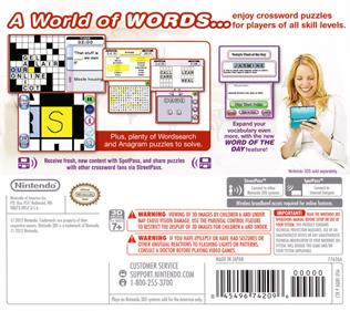 Crosswords Plus - Box - Back Image