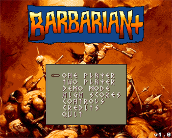 Barbarian+ - Screenshot - Game Title Image
