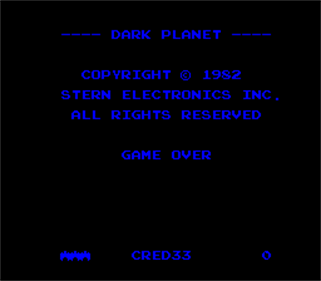 Dark Planet - Screenshot - Game Title Image