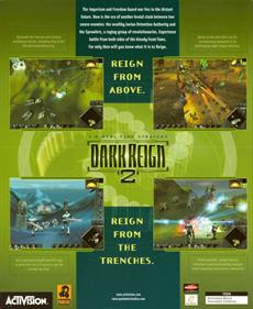 Dark Reign 2 - Box - Back Image
