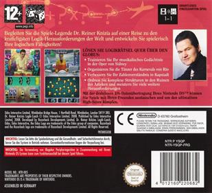 Brain Voyage - Box - Back Image