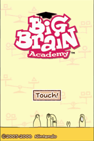 Big Brain Academy - Screenshot - Game Title Image