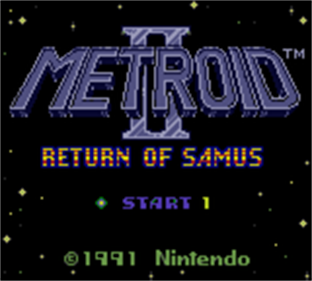 Metroid II DX - Screenshot - Game Title Image