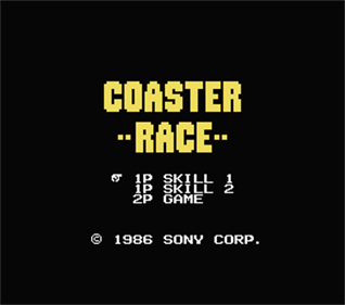 Coaster Race - Screenshot - Game Title Image