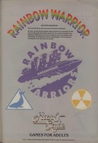 Rainbow Warrior - Advertisement Flyer - Front Image