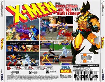 Beats of Rage: X-Men - Box - Back Image