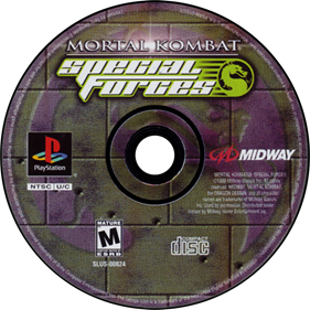 Mortal Kombat: Special Forces - Disc Image