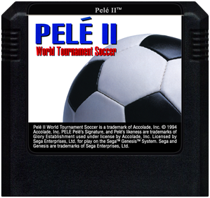 Pelé II: World Tournament Soccer - Cart - Front Image