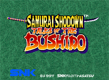 Shinsetsu Samurai Spirits: Bushido Retsuden - Screenshot - Game Title Image