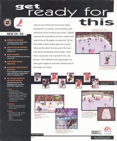 NHL 96 - Box - Back Image