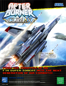 After Burner Climax - Advertisement Flyer - Front Image