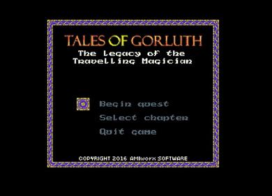 Tales of Gorluth II - Screenshot - Game Select Image