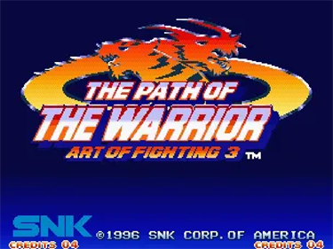 Art of Fighting 3: The Path of the Warrior - Screenshot - Game Title Image