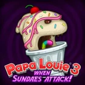  Papa Louie 3: When Sundaes Attack!	 - Box - Front Image