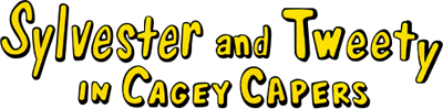 Sylvester and Tweety in Cagey Capers - Clear Logo Image