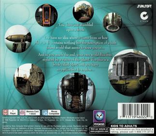 Myst - Box - Back Image