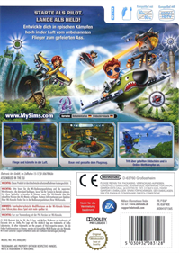 MySims Sky Heroes - Box - Back Image