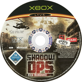 Shadow Ops: Red Mercury - Disc Image